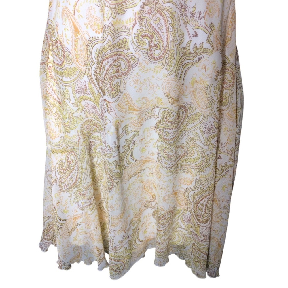 Vintage 90's Y2K Studio Y Fairycore Empire Waist Paisley Asymmetric ASO Alt Rory - Picture 7 of 10